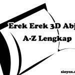 Erek Erek 3D Abjad Lengkap A-Z Dari Buku Tafsir Mimpi