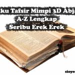 Buku Tafsir Mimpi 3D Abjad A-Z lengkap Seribu Erek Erek